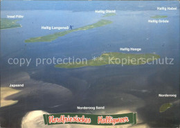 71892723 Hallig Nordsee Nordfriesisches Halligmeer Fliegeraufnahme Hooge - Autres & Non Classés