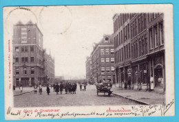 NEDERLAND Prentbriefkaart3e Hugo De Grootstraat 1900 Amsterdam Naar Apeldoorn - Amsterdam