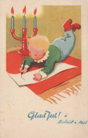 Feliz Año Navidad NIÑOS Vintage Tarjeta Postal CPSMPF #PKD425.ES - Nieuwjaar