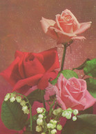 FLORES Vintage Tarjeta Postal CPSM #PBZ572.ES - Flowers
