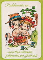 NIÑOS HUMOR Vintage Tarjeta Postal CPSM #PBV412.ES - Humorous Cards