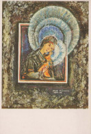 Virgen María Virgen Niño JESÚS Religión Vintage Tarjeta Postal CPSM #PBQ134.ES - Jungfräuliche Marie Und Madona