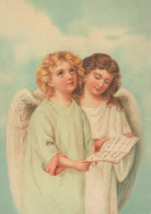 ÁNGEL Navidad Vintage Tarjeta Postal CPSM #PBP492.ES - Angels