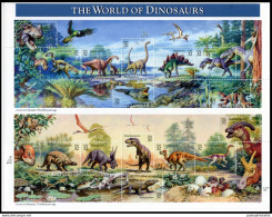 USA 1997 "The World Of Dinosaurs", Prehistoric Animals, Dinosaurs, MNH - Prehistorics