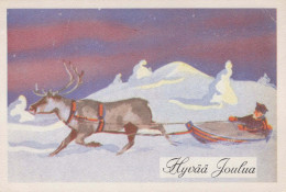 Feliz Año Navidad NIÑOS Vintage Tarjeta Postal CPSM #PBM285.ES - Nieuwjaar