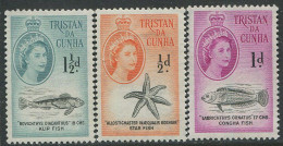 Tristan Da Cunha:Unused Stamps Fishes And Seastar, 1960, MNH - Fishes