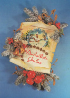 Happy New Year Christmas Vintage Postcard CPSM #PAW688.GB - Nouvel An