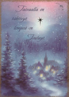 Happy New Year Christmas Vintage Postcard CPSM #PAT143.GB - Neujahr