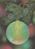 Happy New Year Christmas Vintage Postcard CPSM #PAT521.GB - Neujahr