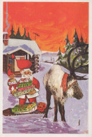SANTA CLAUS CHRISTMAS Holidays Vintage Postcard CPSM #PAJ953.GB - Santa Claus