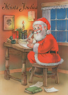 SANTA CLAUS CHRISTMAS Holidays Vintage Postcard CPSM #PAK166.GB - Santa Claus