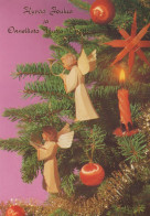 ANGEL CHRISTMAS Holidays Vintage Postcard CPSM #PAH644.GB - Angels