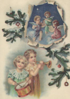 ANGEL CHRISTMAS Holidays Vintage Postcard CPSM #PAH203.GB - Angels