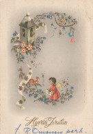 ANGEL CHRISTMAS Holidays Vintage Postcard CPSM #PAH137.GB - Anges