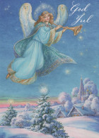 ANGEL CHRISTMAS Holidays Vintage Postcard CPSM #PAH584.GB - Angels