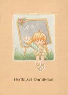 ENFANTS HUMOUR Vintage Carte Postale CPSM #PBV291.FR - Humorous Cards
