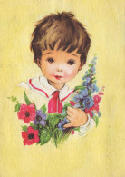 ENFANTS Portrait Vintage Carte Postale CPSM #PBV044.FR - Portraits