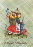 PÂQUES LAPIN Vintage Carte Postale CPSM #PBO366.FR - Easter