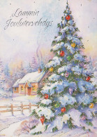 Bonne Année Noël Vintage Carte Postale CPSM #PBN555.FR - Neujahr