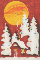 Bonne Année Noël Vintage Carte Postale CPSM #PBM931.FR - Neujahr