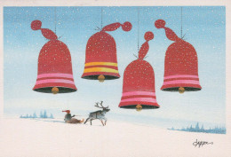 Bonne Année Noël Vintage Carte Postale CPSM #PBN371.FR - Nieuwjaar
