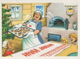 Bonne Année Noël Vintage Carte Postale CPSM #PAY583.FR - Nouvel An