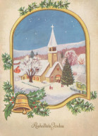 Bonne Année Noël Vintage Carte Postale CPSM #PAY384.FR - Nouvel An