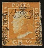Sicily      .  Yvert    .  18 (2 Scans)    .   1859   .     O      .  Cancelled - Sizilien