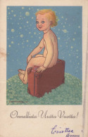 Happy New Year Christmas CHILDREN Vintage Postcard CPSMPF #PKD795.GB - Nouvel An