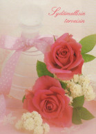 FLOWERS Vintage Postcard CPSM #PBZ451.GB - Fleurs