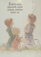 CHILDREN Scene Landscape Baby JESUS Vintage Postcard CPSM #PBB524.GB - Taferelen En Landschappen