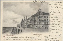 Oostende   *  Digue De Mer  (Ostende-Station > Mons 1899) - Oostende