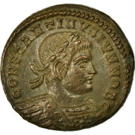Constantin II, Nummus, Lugdunum, Cuivre, SUP+, Cohen:122 - Der Christlischen Kaiser (307 / 363)