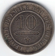 Belgien Leopold I. (1831-1865) 10 Centimes 1862 KM#22, Kl. Kratzer, Randf., Ss - 10 Cents