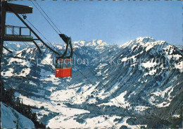 71892494 Gruenten Seilbahn Blick Auf Hoerner Gruppe Altmann Saentis Stuibenkette - Autres & Non Classés