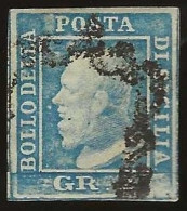 Sicily      .  Yvert    .  20 (2 Scans)    .   1859   .     O      .  Cancelled - Sicilië