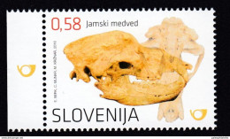 Slovenia 2016:  Prehistoric Animals, Cave Bear, Fossil - Fossielen