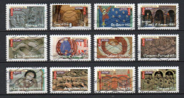 - FRANCE Adhésifs N° 455/66 Oblitérés - Série Complète L'ART ROMAN 2010 (12 Timbres) - - Used Stamps