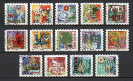 - FRANCE Adhésifs N° 493/506 Oblitérés - Série Complète MEILLEURS VOEUX 2010 (14 Timbres) - - Used Stamps