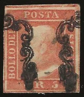 Sicily      .  Yvert    .  21b (2 Scans)    .   1859   .     O      .  Cancelled - Sicilië