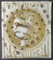 X1300 - FRANCE - CERES EMISSION DE BORDEAUX - N°39C - GC 2610 : NARBONNE - 1870 Bordeaux Printing