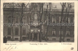 71890766 S-Gravenhage Witte Societeit Versiering 7 Feb 1901 Den Haag - Sonstige & Ohne Zuordnung
