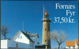 DENMARK 1996 375o FORNAES LIGHTHOUSE BOOKLET WITH PANE OF 10** - Lighthouses