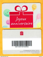 Carte Cadeau MINISO - 2 - Joyeux Anniversaire - Cartes Cadeaux