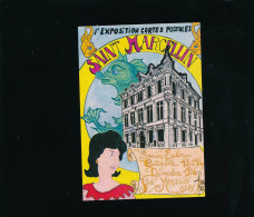 Saint Marcellin Isère Premier Salon Cartophile 1986 Exposition Cartes Postales - Beursen Voor Verzamellars