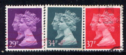 GREAT BRITAIN (MACHINS), ENGLAND, NO.'S MH196-MH198 - England