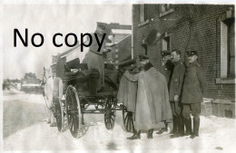 PHOTO ALLEMANDE - LOT DE 8 PHOTOS D'OFFICIERS A HIRSON PRES DE ORIGNY EN THIERACHE AISNE - GUERRE 1914 1918 - War, Military