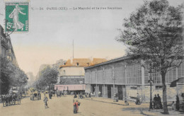 CPA - PARIS - N° 54 - Le Marché Et La Rue Secretan - (XIXe Arrt.) - 1908 - TBE - Arrondissement: 19