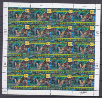 UNO  WIEN  264, Bogen (4x5), Postfrisch **, WHO: Schutz Des Regenwaldes, 1998 - Unused Stamps