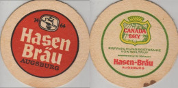 5003631 Bierdeckel Rund - Hasenbräu Augsburg - Beer Mats